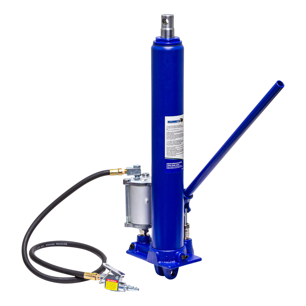 Air manual long ram jack 8 ton Valkenpower